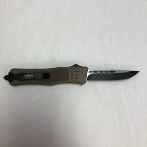 Medium Denali OTF Knife - Drop Point Straight Edge