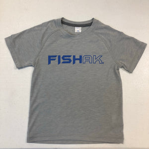 Fish AK - T-Shirt - Triblend - Youth