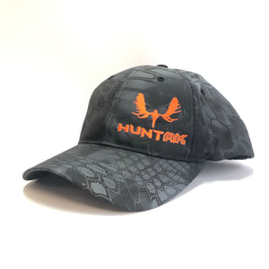 HUNT AK - Moose Skull - Solid Back Performance Adjustable Hat
