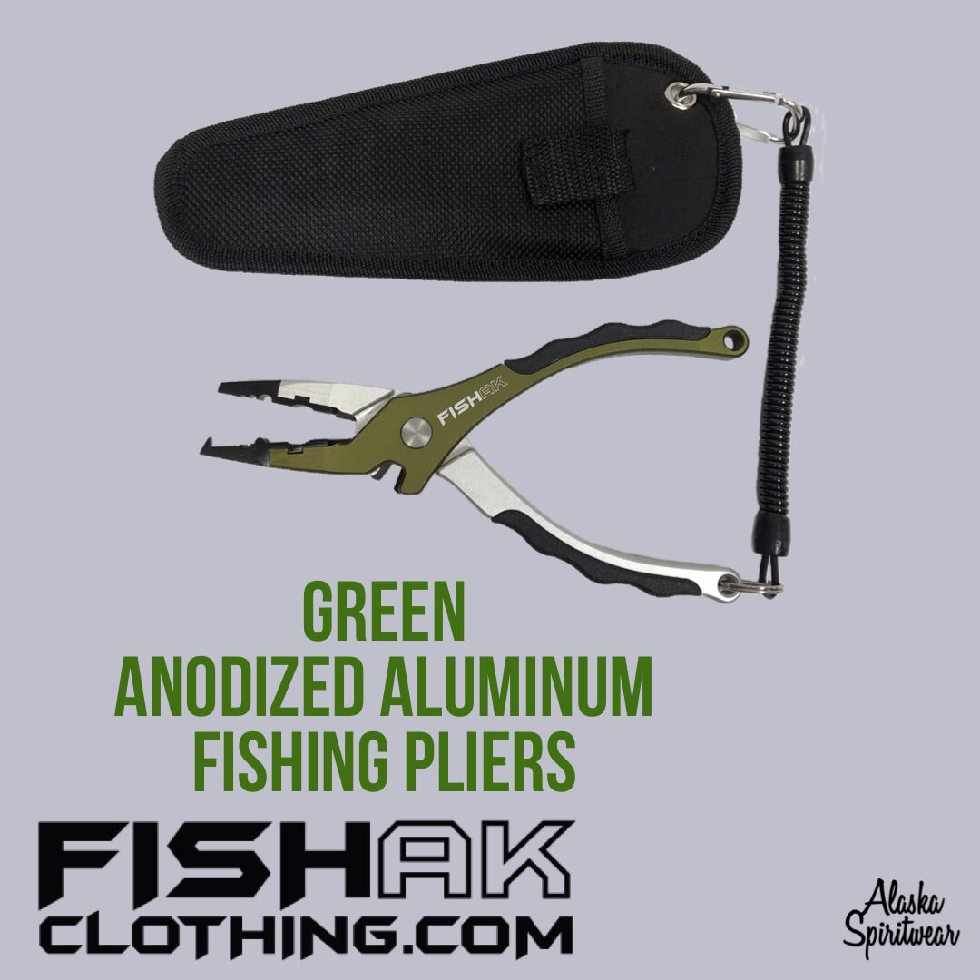 Fish AK Anodized Aluminum Fishing Pliers – Alaska Spiritwear, LLC - FishAK