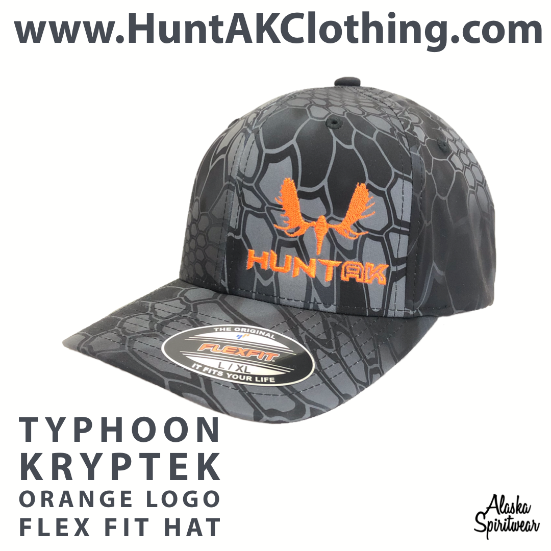 HUNT AK KRYPTEK Moose Skull FlexFit Hats