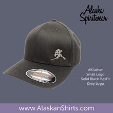 Load image into Gallery viewer, AK Letter (Small Logo) - Flex Fit - Solid Back- Hats