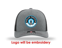 Load image into Gallery viewer, Polar Vortex - Heather Grey/Black Richardson 112 Adult Trucker