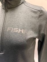 Load image into Gallery viewer, Fish AK - Women's Black Reflective C-Free 1/4 Zip
