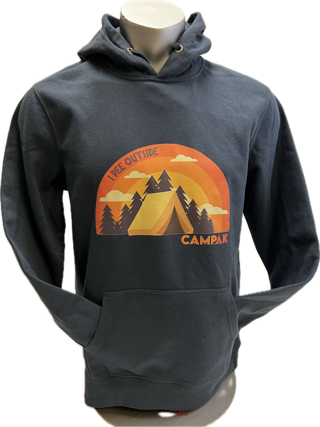 CAMP AK - I Pee Outside - Adult Hoodie