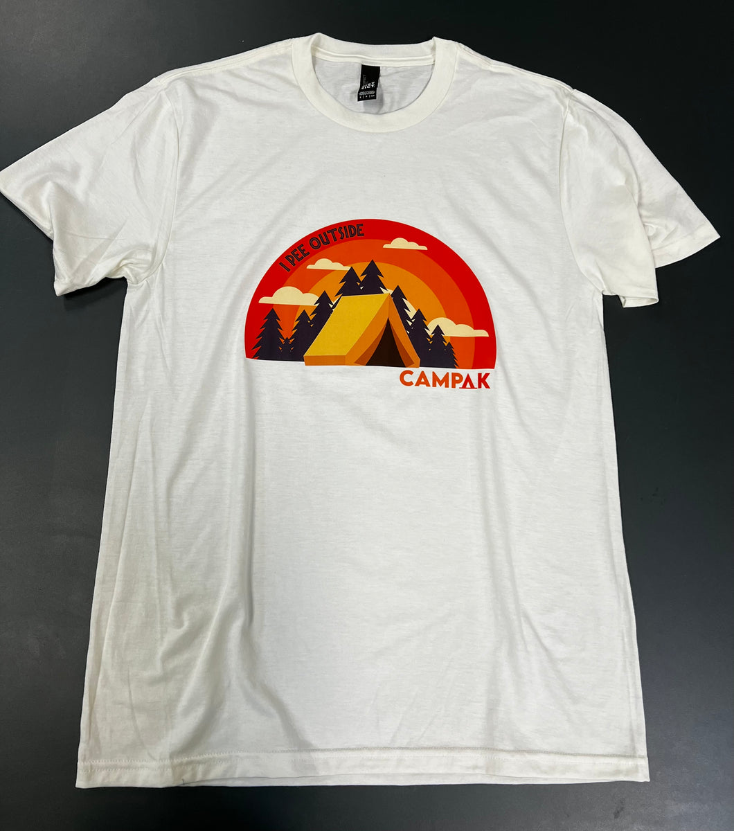 Camp AK - I Pee Outside - Adult - Tri-blend T-Shirt