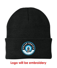 Load image into Gallery viewer, Polar Vortex - Black - Knit Beanie