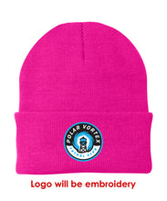 Load image into Gallery viewer, Polar Vortex - Neon Pink - Knit Beanie