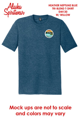 Nancy Lake - With Willow, Alaska - Tri-Blend T-Shirt