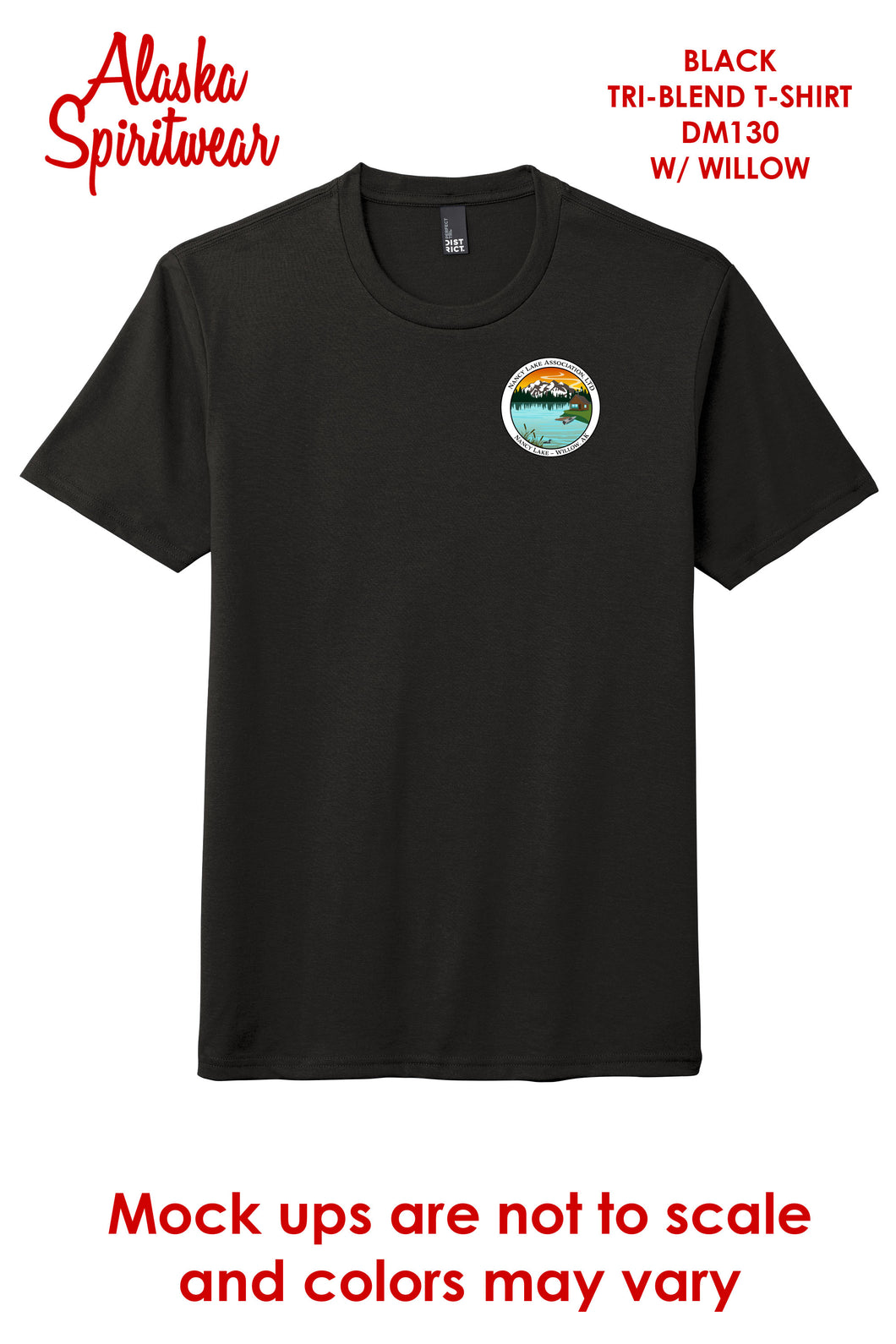 Nancy Lake - With Willow, Alaska - Tri-Blend T-Shirt