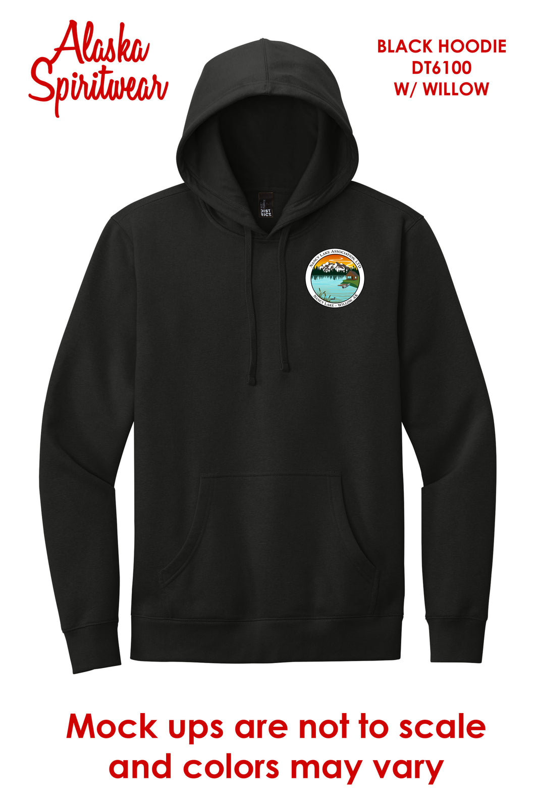 Nancy Lake - With Willow, Alaska - Midweight Hoodie