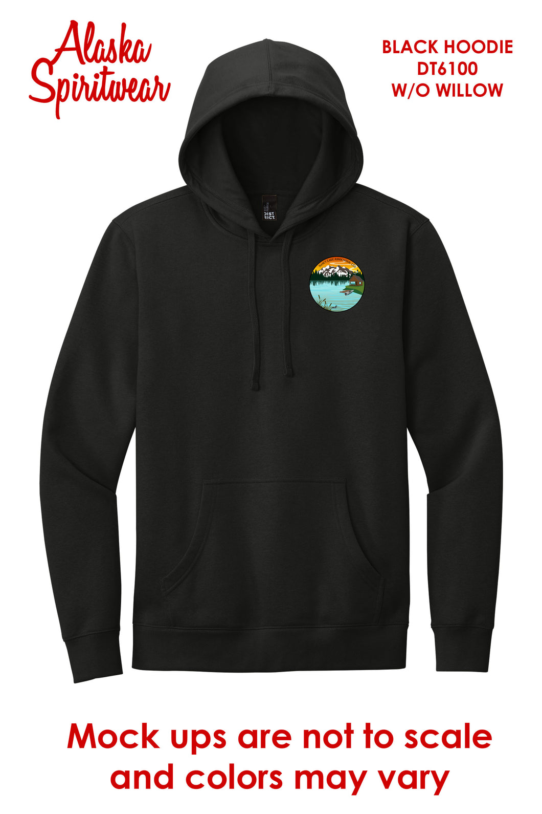 Nancy Lake - Without Willow, Alaska - Midweight Hoodie