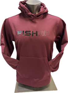 FISH AK - Performance Hoodie - Adult (GREEN ON SALE)