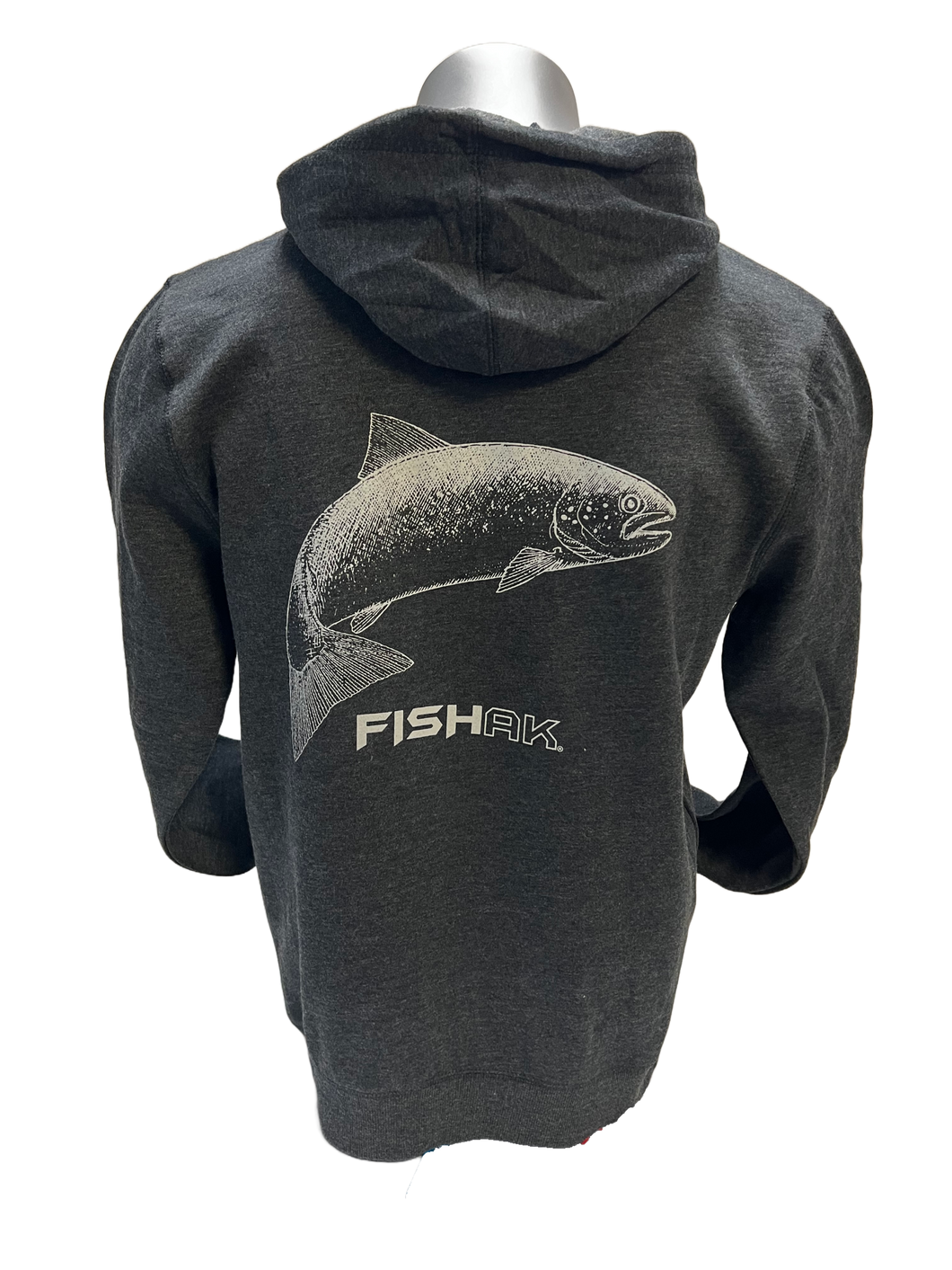 Fish AK - Species Series - King Salmon - Lightweight Fleece Hoodie - Unisex