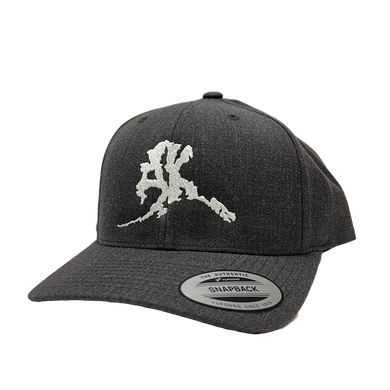 AK Letter - Big Logo - Curved Bill Snap Back