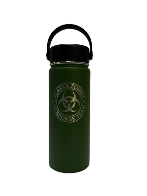 Alaska Zombie Response Team - 18 oz Stainless Water Bottle