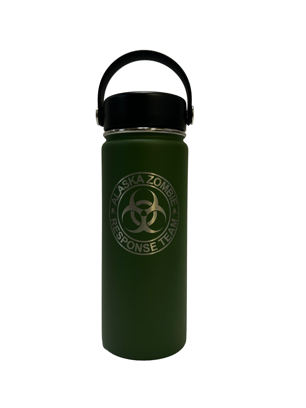 Alaska Zombie Response Team - 18 oz Stainless Water Bottle