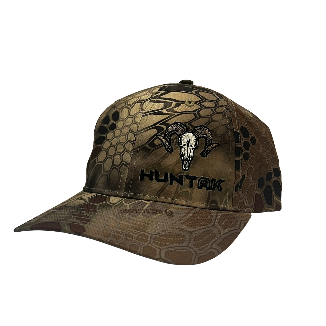 Hunt Ak Sheep Skull - Kryptek Solid Back Performance Hat
