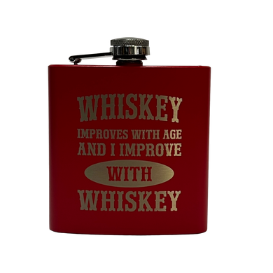 Whiskey Age - 6 oz Pocket Flask
