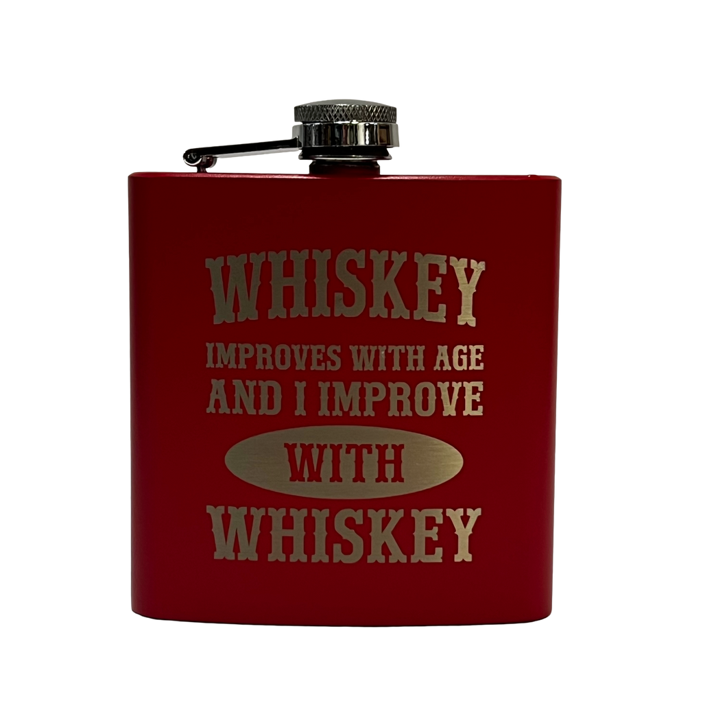 Whiskey Age - 6 oz Pocket Flask