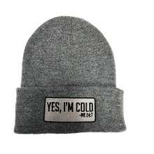 Load image into Gallery viewer, Yes I&#39;m Cold - Knit Beanie