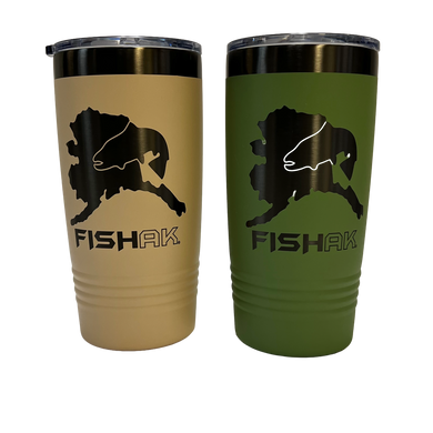 Fish AK - Graphic Logo Ion-Plated 20oz Tumbler