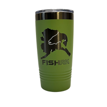 Load image into Gallery viewer, Fish AK - Graphic Logo Ion-Plated 20oz Tumbler