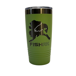 Fish AK - Graphic Logo Ion-Plated 20oz Tumbler