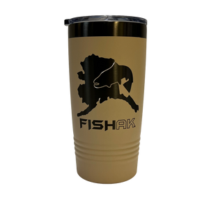 Fish AK - Graphic Logo Ion-Plated 20oz Tumbler