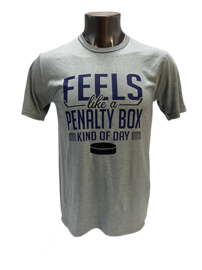 Feels Like a Penalty Box Kinda Day - Adult Tri-Blend T-Shirt