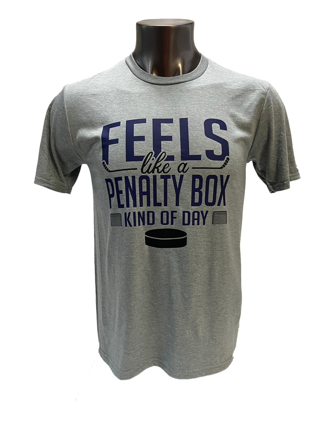 Feels Like a Penalty Box Kinda Day - Adult Tri-Blend T-Shirt