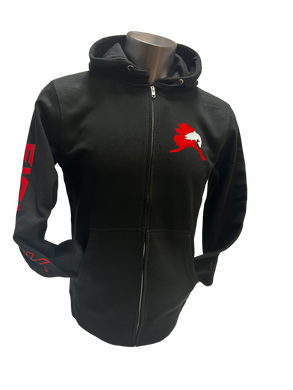 Fish AK Graphic Logo - Adult Full Zip Hoodie