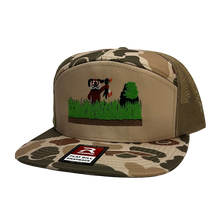 Load image into Gallery viewer, Duck Hunt - Duck Camo 7 Panel Flat Bill Truck
