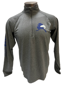 Fish AK Graphic Logo - Stretch 1/4-Zip Pullover - Unisex Adult