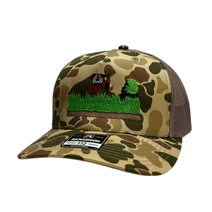 Duck Hunt - Duck Camo - Richardson 112 Five Panel Trucker