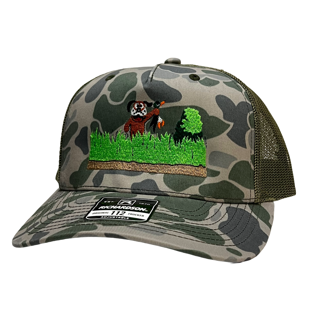 Duck Hunt - Duck Camo - Richardson 112 Five Panel Trucker