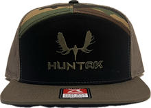 Load image into Gallery viewer, Hunt AK Moose Skull - 7 Panel Richardson Trucker