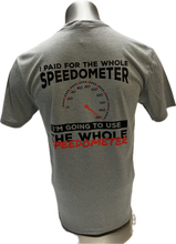 Load image into Gallery viewer, Drive AK - I Paid for the whole Speedometer - Heather Grey - Tri-Blend - Adult T-Shirt
