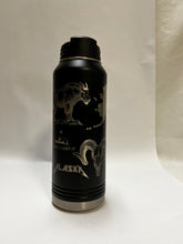 Load image into Gallery viewer, Multi-Logo - 32oz Stainless Water Bottle