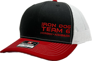 Team 6 - Morgan / Kishbaugh - Red/White/Black - Trucker Hat