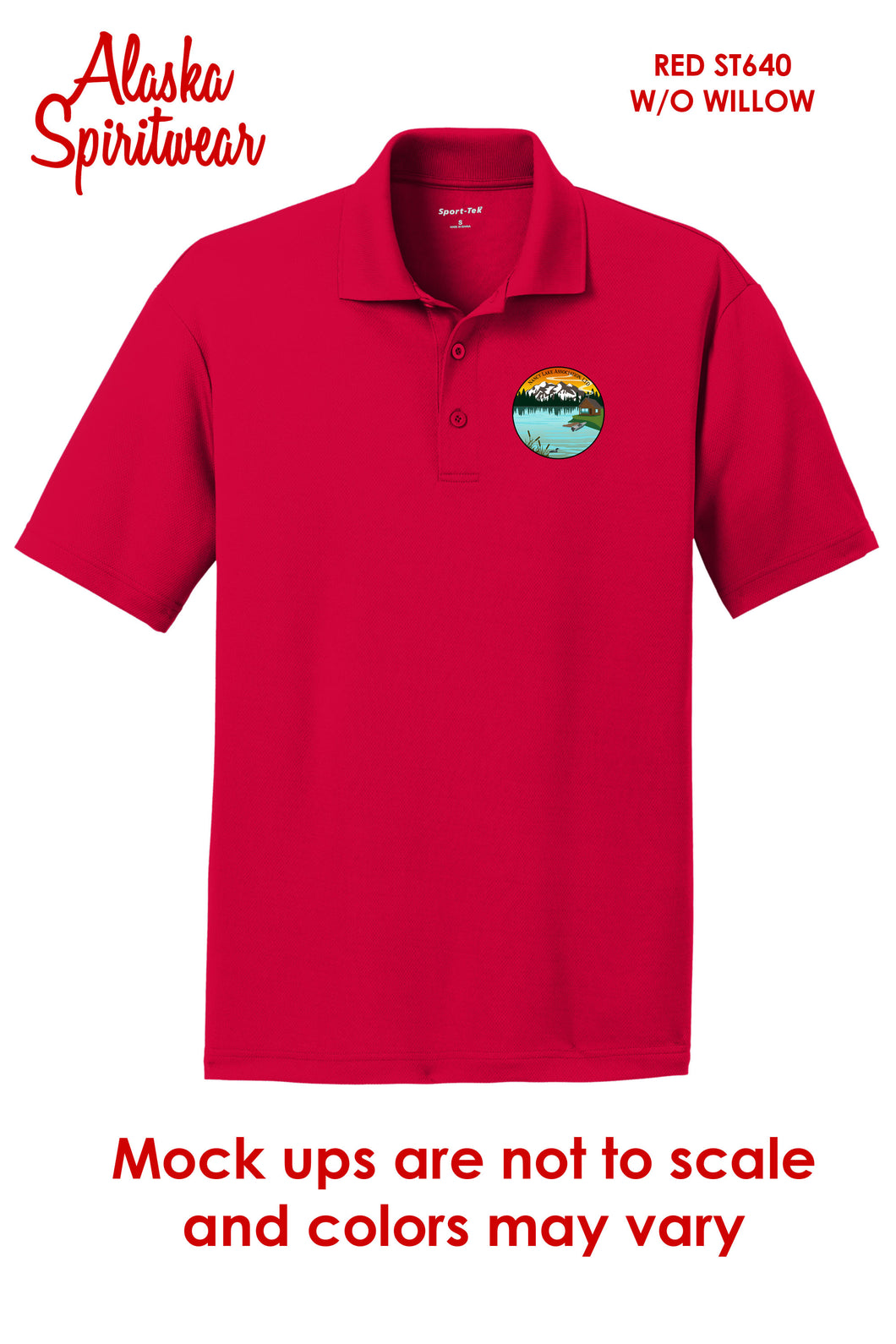 Nancy Lake - Without Willow Alaska - RacerMesh® Polo