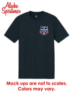 Load image into Gallery viewer, Thomas More - Adult Navy Tri-Blend Shirt - Small Fireweed Logo