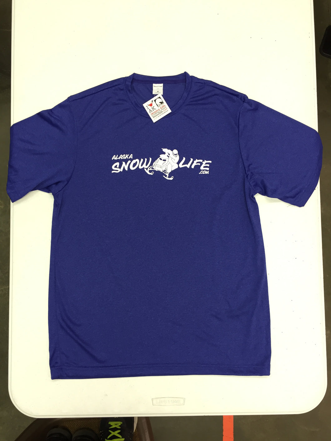 Alaska Snow Life - Snowmachine - Performance T-Shirt (CLEARANCE)