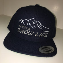 Load image into Gallery viewer, Alaska Snow Life - Flat Bill - Hat