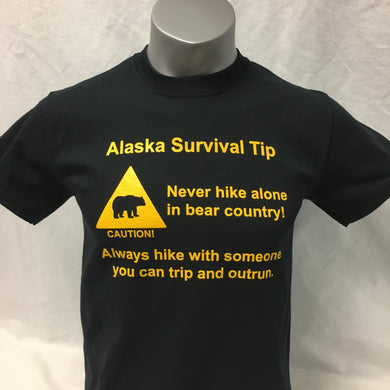 Alaska Survival Tip - Adult T-Shirt