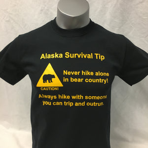 Alaska Survival Tip - Adult T-Shirt