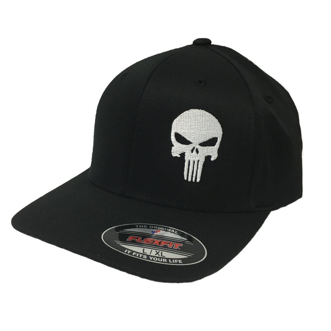 Punisher - Flex Fit - Solid Back - Hat – Alaska Spiritwear, LLC