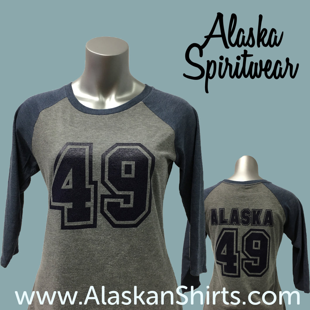 49 Jersey - Triblend 3/4 Sleeve Shirt (SALE)