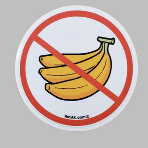 No Bananas - Sticker
