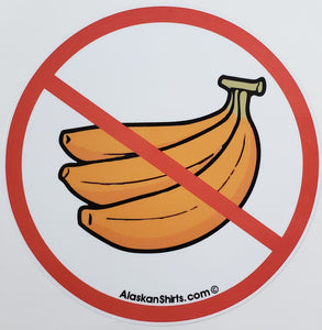 No Bananas - Sticker